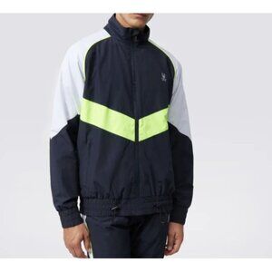 Psycho Bunny Wasco Colour Block Zip Track Jacket Navy ( 3XL )